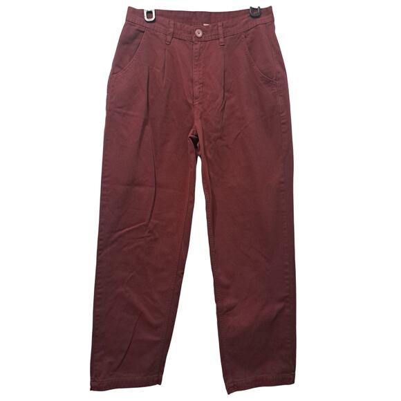 Free People Pants - Free People Cya Later Skate Trouser Grannycore Preppy Coastal Pants S 4 Burgundy